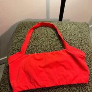 Free People Vibrant Red Halter Top